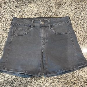 American Eagle Midi Shorts Gray